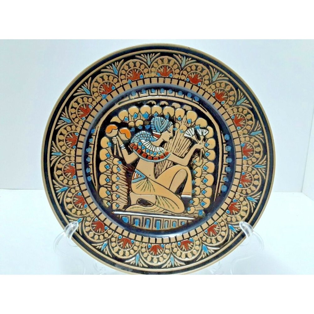 Denbyware‎ Egyptian Collection Queen's Handmaiden Plate Limited Edition 1091